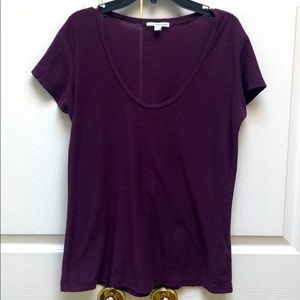 James Perse Wine colored T-shirt